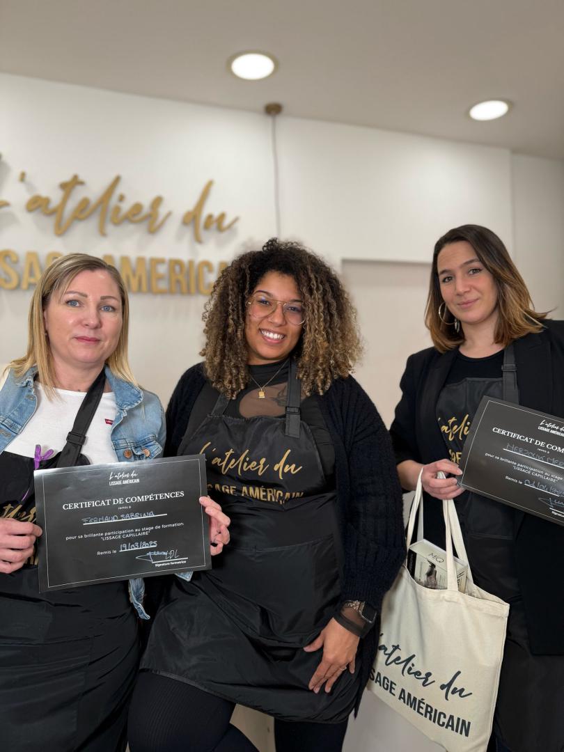 Réalisation lissage diplômée